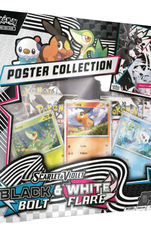 Pokemon TCG - Scarlet & Violet - Black Bolt & White Flare - Unova Poster Collection