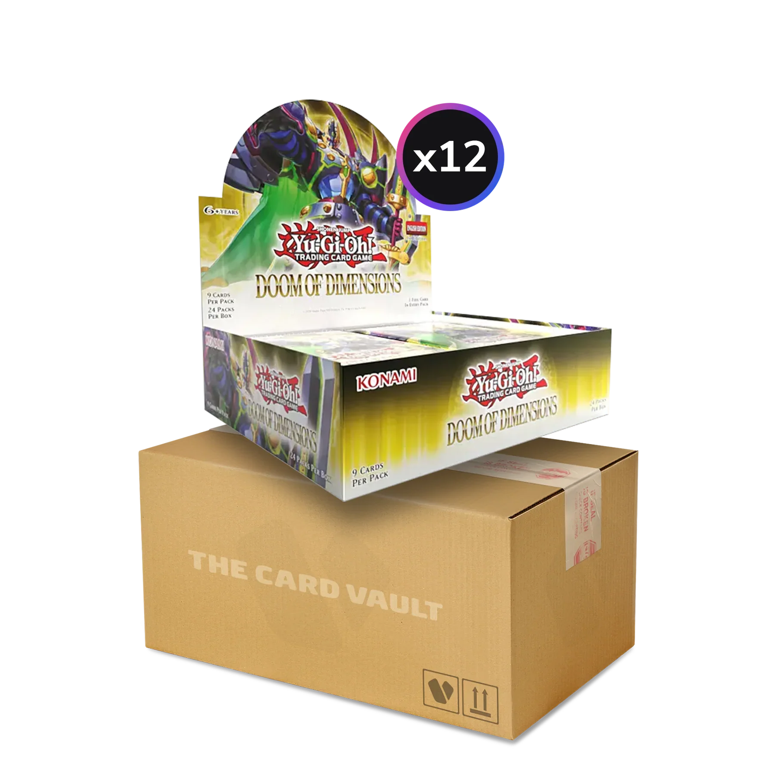 Yu-Gi-Oh! - Doom of Dimensions - Display Case (12x Booster Boxes) (1st Edition)