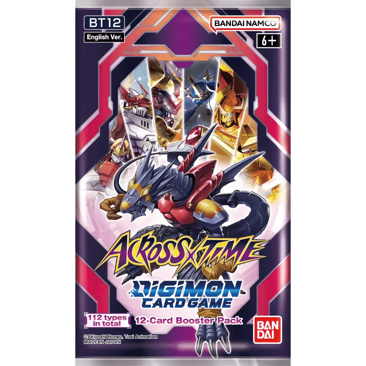 Digimon Card Game - Across Time (BT12) - Booster Box (24x Packs):圖片 2