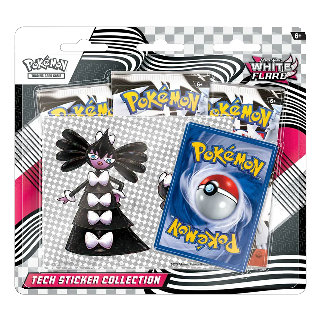 Pokemon TCG - Scarlet & Violet - White Flare - Tech Sticker Collection - Gothitelle