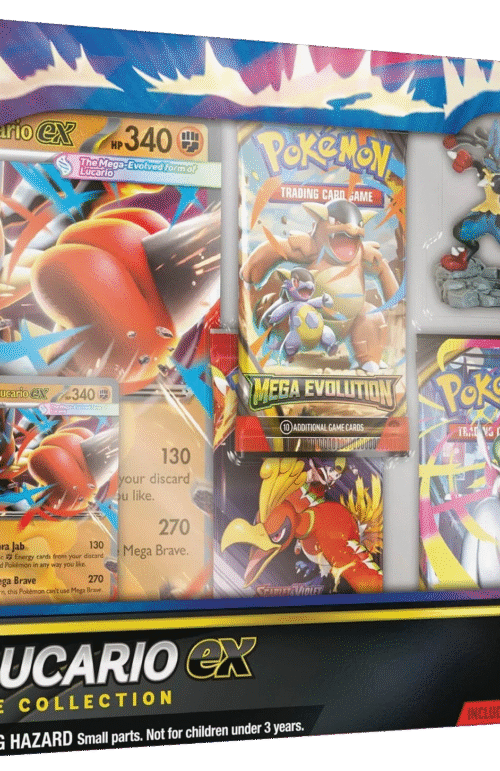 Pokemon TCG - Mega Evolution - Mega Lucario ex Figure Collection